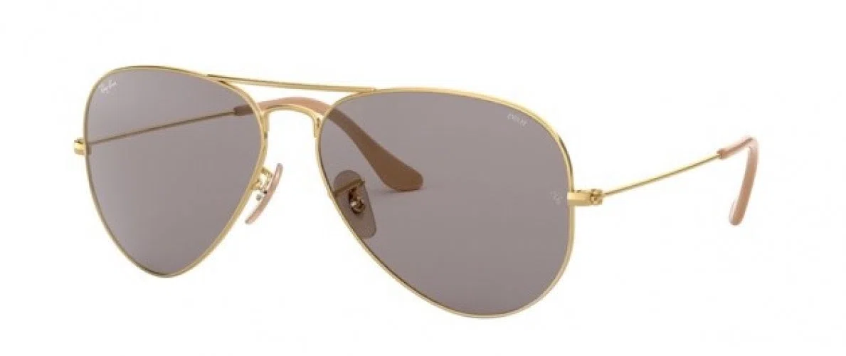 Ray Ban RB 3025 Aviator Large Metal Sunglasses - Medium - 58mm - Silver - view 111